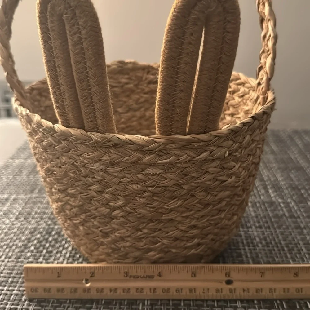Easter Target Bunny Woven Seagrass Basket Brown. Brand New. Brand New.